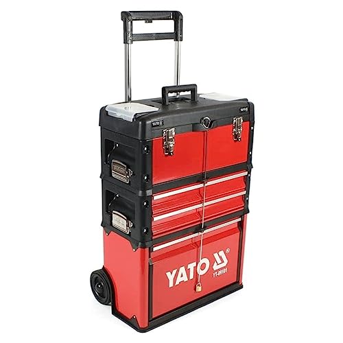 YATO YT-09101 Caja de Herramientas, Metal, Multicolor, One Size