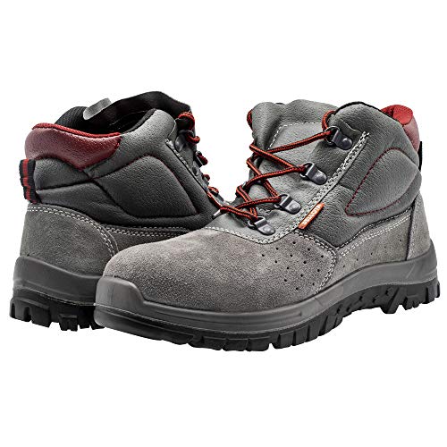 Bellota 7230442S1P - Botas de Seguridad Classic de Hombre y Mujer (Talla 42) de Serraje Transpirable y Cuello Acolchado