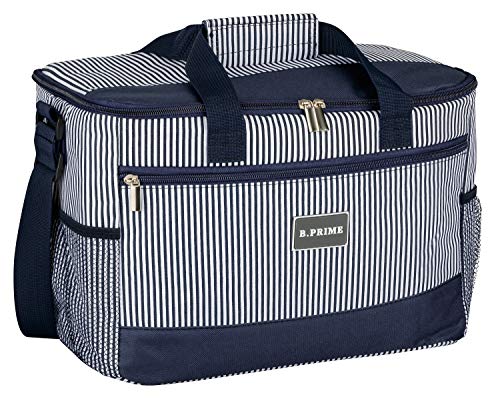 B.PRIME Classic Bolsa Nevera de 20l I 36 x 26 x 22 cm I Bolsa Aislante I Nevera para Picnic y Camping I Bolsa isotérmica para el Aire Libre I Viajes I Compra I Coche I Deportes