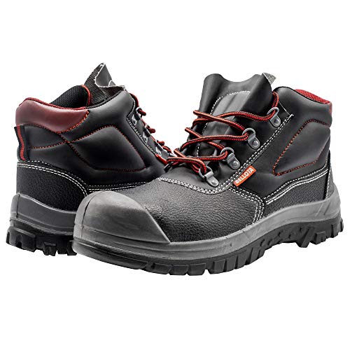Bellota 7230346S3 - Botas de Seguridad Classic de Hombre y Mujer (Talla 46) de Piel Hidrofugada con Forro Acolchado Transpirable y Puntera Reforzada