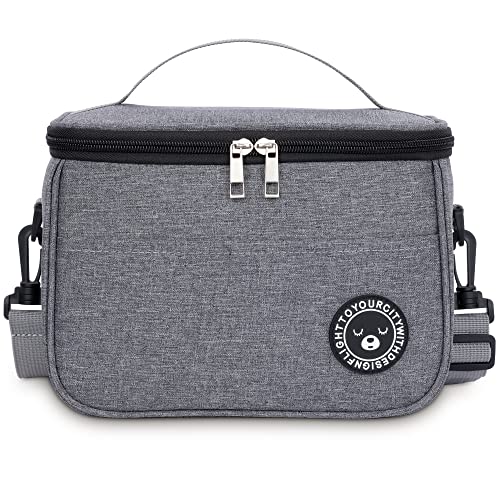 BALIGO Bolsa Termica Porta Alimentos 6.4L, Bolsa Comida Trabajo Engrosada, Bolsa Porta Alimentos, Bolsa Isotermica Porta Alimentos, Bolsa Termica Comida Trabajo, Lunch Bag Oficina Viaje Picnic