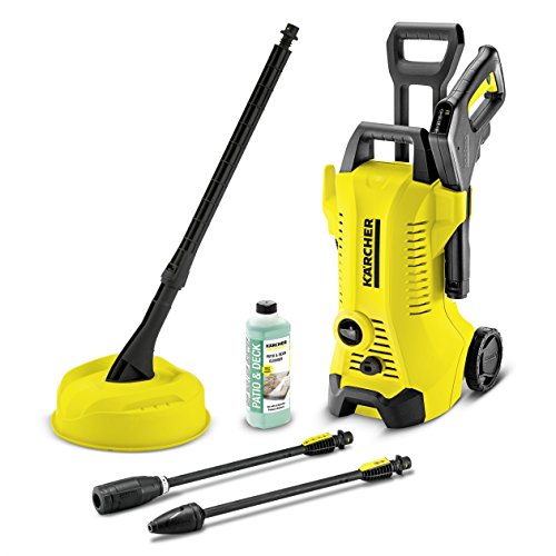 Kärcher K3 Premium FC Home T 150 - Hidrolimpiadora de alta presión para exteriores 120 bar, 1600 W, 380 L/h (1.602-654.0), Color Amarillo/Negro