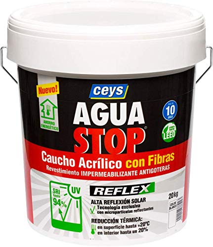 AGUAS STOP FIBRAS REFLEX 20 KG (BLANCO)