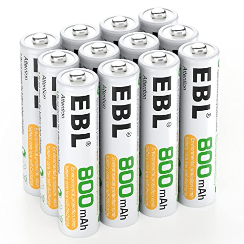 EBL 12 x Pilas Recargables AAA Ni-MH de 1,2V