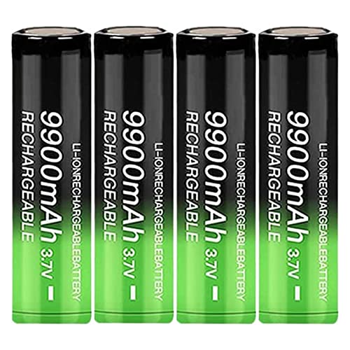 Pilas Recargables, Batería Recargable 3.7V 18650, Bateria AA Recargable, 4 Celdas Duraderas para Faros Delanteros, Lámparas De Patio, Juguetes Y Otros Equipos Electrónicos