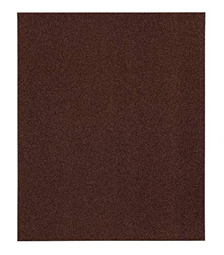 kwb 810408 - Hoja de lija para madera, metal, pintura, barniz y espátula, 230 x 280 mm, sellada, 5 unidades Grano K-80, fabricado en Europa.