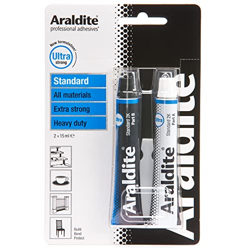 Araldite ARA-400001 - Pegamento de dos componentes (tamaño: 15ml)