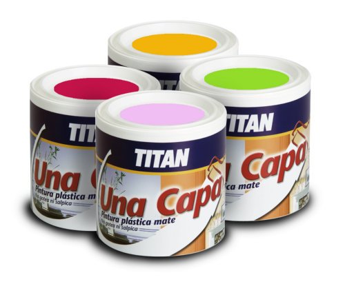 Titan - Pintura Plstica Mate Lila Titan Una Capa 750 Ml
