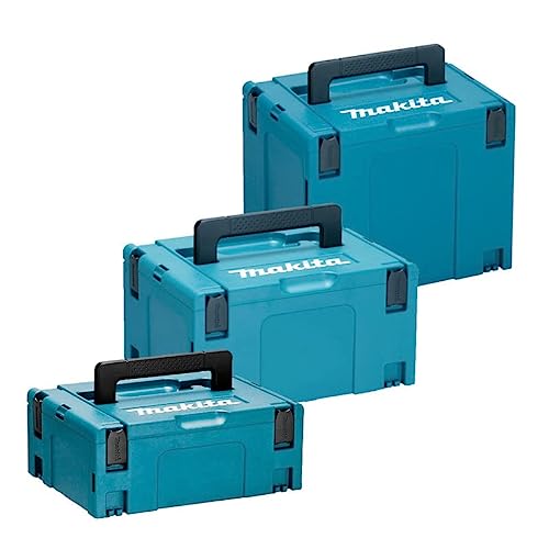 Makita Makpac – Juego de caja de transporte y caja de herramientas grandes 2 plus 3 plus 4, 1 pieza