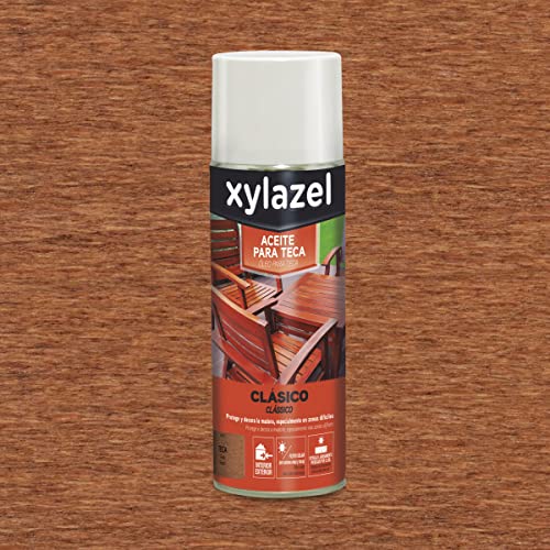 Xylazel Aceite para Teca en spray color Teca 400 ml