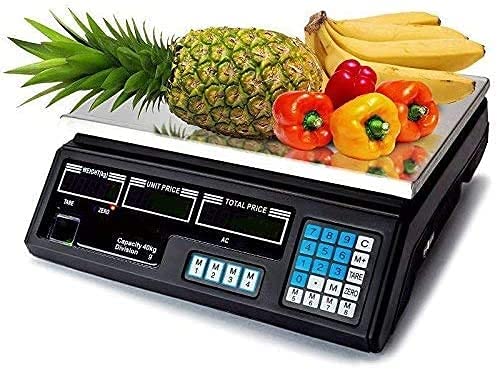Maxell Power CE BASCULA Digital BALANZA Digital Electronica para Comercio Pesa FRUTERA 40KG BALANZA Comercio Normal