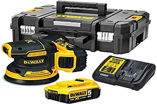 DEWALT DCW210P2 - QW - Lijadora Rotorbital sin escobillas XR 18V con 2 baterías Li - Ion 5.0Ah