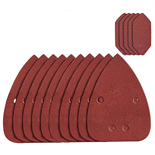 WORX WA2069 - Juego de 18 hojas de lija para lijadora de detalles WX648 Gramajes 80, 120, 240
