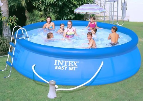 Intex Piscina Hinchable Easy Set 4,57 m 1,07m
