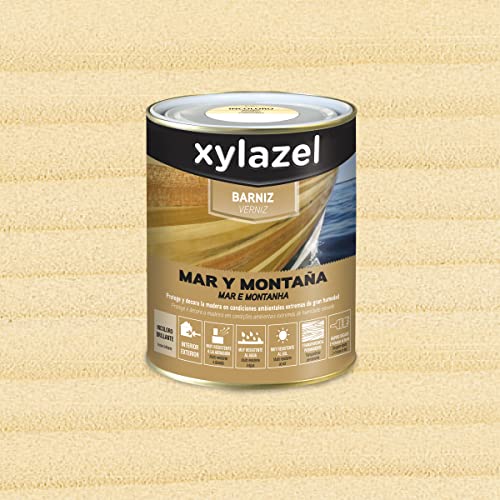 XYLAZEL Barniz Exterior Mar y Montaña Brillante Incoloro 750 ml