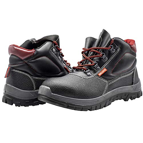 Bellota 7230043S3 - Botas de Seguridad Classic de Hombre y Mujer (Talla 43) de Piel Hidrofugada con Forro Acolchado Transpirable