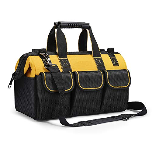 Bolsa De Almacenamiento De Herramientas, Bolsa De Herramientas MultifuncióN, Gran Capacidad, Impermeable, Resistente Al Desgaste Para Electricistas, Bricolaje, Almacenamiento De Herramientas, Etc.