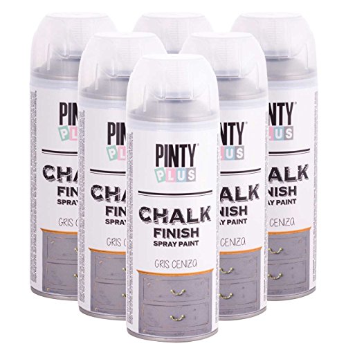 PINTURA MUEBLES CHALK GRIS CENIZA SPRAY 400 ML