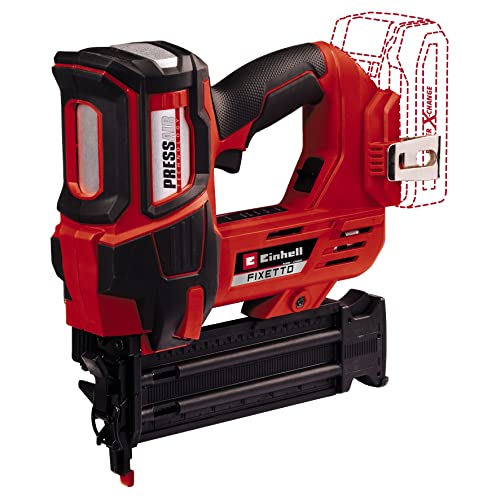 Einhell Profesional Clavadora con baterías FIXETTO 18/50 N Power X-Change (18V, 60 tiro/min, máx. 50 mm de longitud de clavo, tiro individual/en serie, incl. 500 clavos, sin batería)