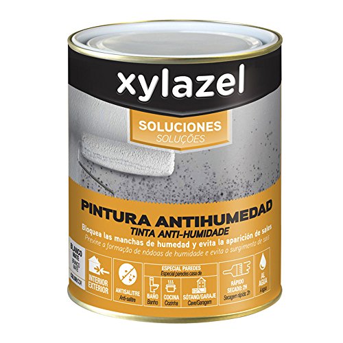 Xylazel Soluciones Pintura Antihumedad al Agua Blanco 750 ml