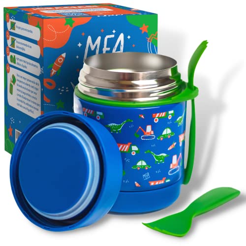 Marfrand termo bebe. Termo comida bebe. Termo papilla bebe. Termo papillero bebe para solidos y liquido. Termo comida caliente. Fiambrera Infantil. Tupper infantil. Dinosaurio
