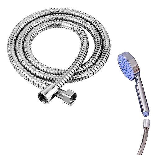 Manguera de ducha, Flexo De Ducha, Ducha Manguera, Manguera De Ducha De Acero Inoxidable, Cabezal De Ducha De Mano, Flexible, Precisa Y Duradera, Acero Inoxidable, Antitorceduras Y Sin Enredos