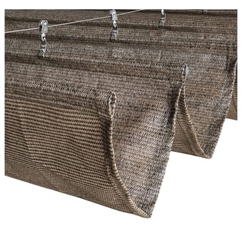 XXIOJUN-Shower Mat Cubierta De Sombra De Repuesto para Pérgola Retráctil Impermeable para Exteriores, Toldo De Vela De Sombra Wave para Cubierta De Patio con Enrejado De Pérgola De Madera