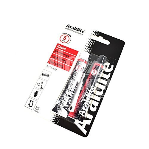 ARALDITE® 2 tubos de resina epoxi de 15 ml rápido rápido y fuerte pegamento adhesivo de resina