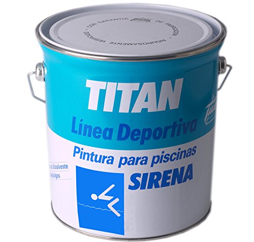 TITAN - Pintura piscinas sirena mate azul oceano 4l