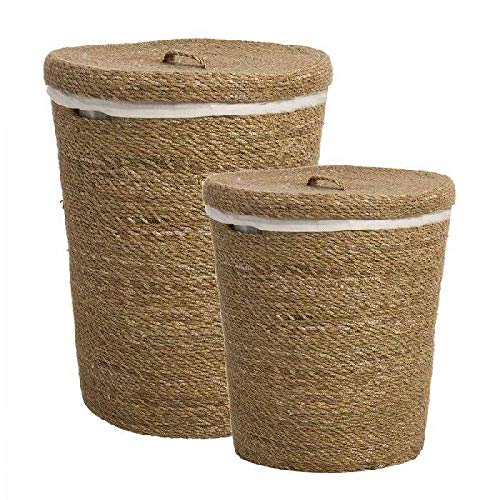 Dcasa Juego De 2 Pongotodos Cestos Contenedores para la Colada Artículos para el hogar Unisex Adulto, Multicolor (Multicolor), única