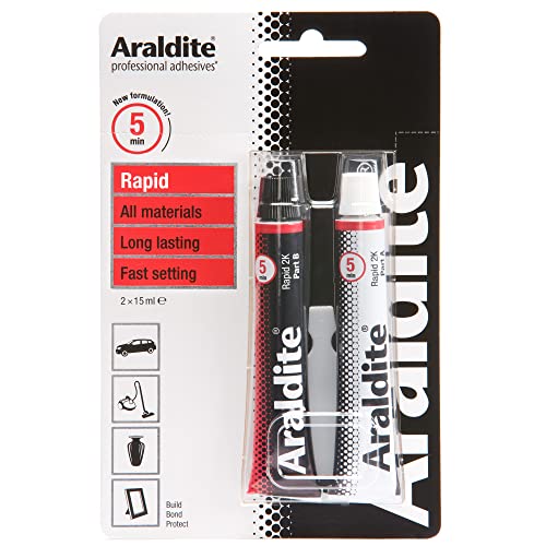 Araldite ARA-400005 - Pegamento de dos componentes (tamaño: 15ml)