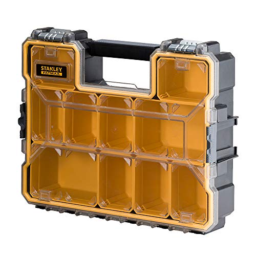 STANLEY 1-97-518 , Organizador Fatmax Deep Pro, Cajas extraíbles, calidad y estabilidad, Cierres metálicos duraderos, Organizador profesional
