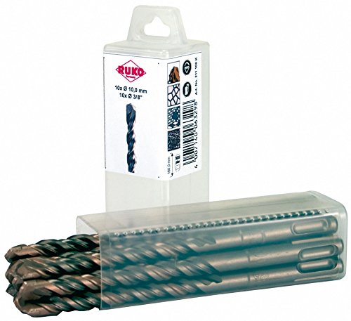 Ruko 211051K - Broca SDS-plus en cajitas de 10 unidades (5 x 160 mm)
