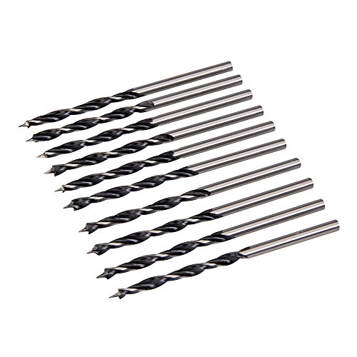 Silverline Tools 612120 Brocas con Espiga, 3 mm, Caja de 10
