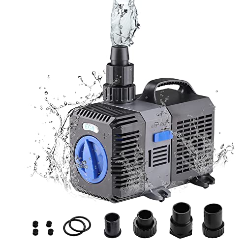 EXLECO Super Eco Bomba de Estanque 4500 L/H 30W Bomba de Eco Bomaba de Filtro Bomba de Agua Sumergible Bomba de Agua Acuario para Acuario y Estanque CTP-4800