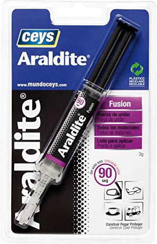 Ceys - Araldite - Adhesivo de gran resistencia - útil para todos tipo de materiales y rápida adhesión - 1 Unidad