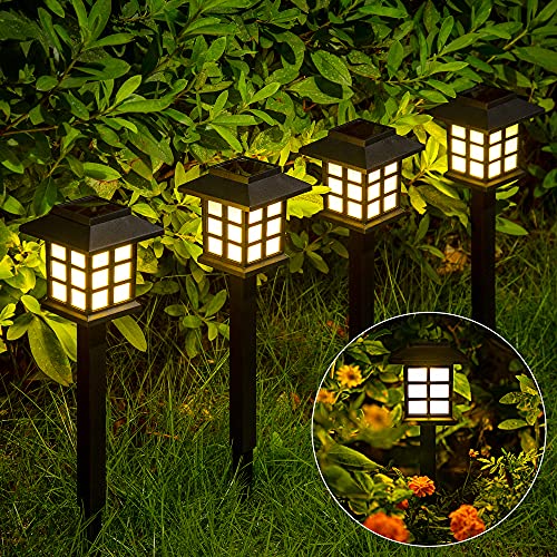 GIGALUMI - Luces solares para exteriores, impermeables, para jardín, paisajes, caminos, patios, entradas, pasarelas, etc.